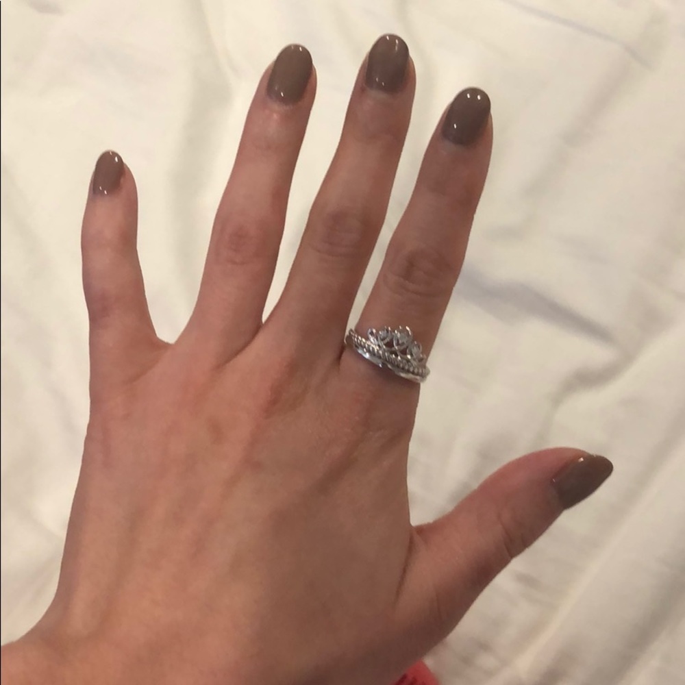 Emmy London Princess Crown Ring